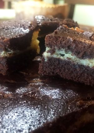 Una foto de Cheesecake brownie