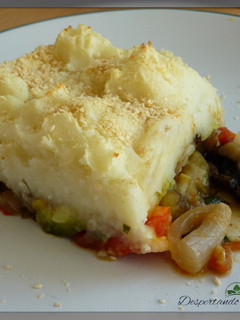 Una foto de Pastel de papas vegetariano