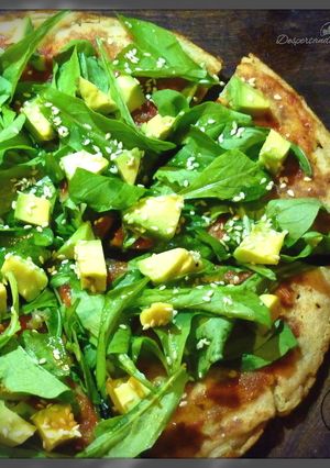 Una foto de Pizzas de vegetales saludables (veganas)