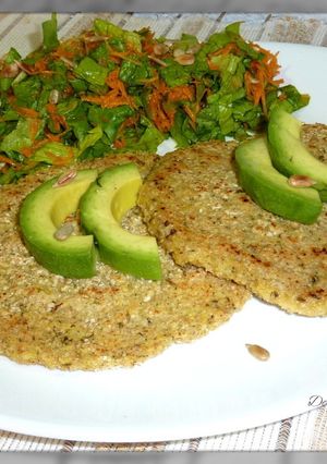 Una foto de Milanesas vegetarianas-veganas