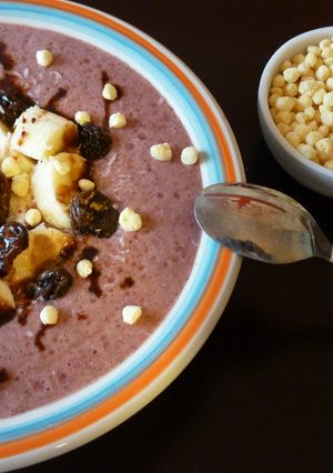 Una foto de Pudding de chía rosado (vegano)
