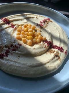 صورة لوصفة حمص بطحينية