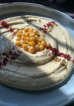 صورة لوصفة حمص بطحينية