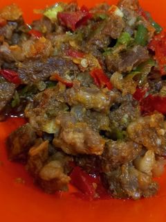 Foto resep Oseng Daging Iga mercon