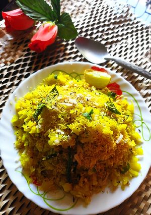 A picture of Kanda Batata Poha.