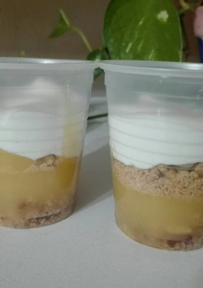 Una foto de Shot de lemon pie