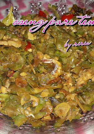 Foto resep Oseng pare tempe