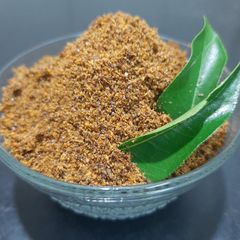 A picture of Flax seed / Jawas chutney.