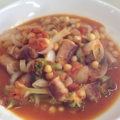 A picture of Sausage and Bean Stew.