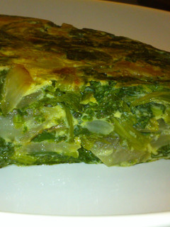 Una foto de Tortilla de espinacas