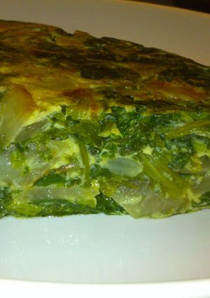 Una foto de Tortilla de espinacas