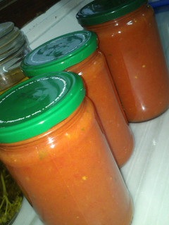 Una foto de Salsa de tomate casera