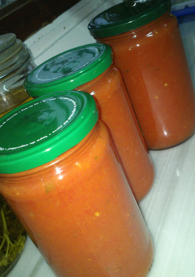 Una foto de Salsa de tomate casera