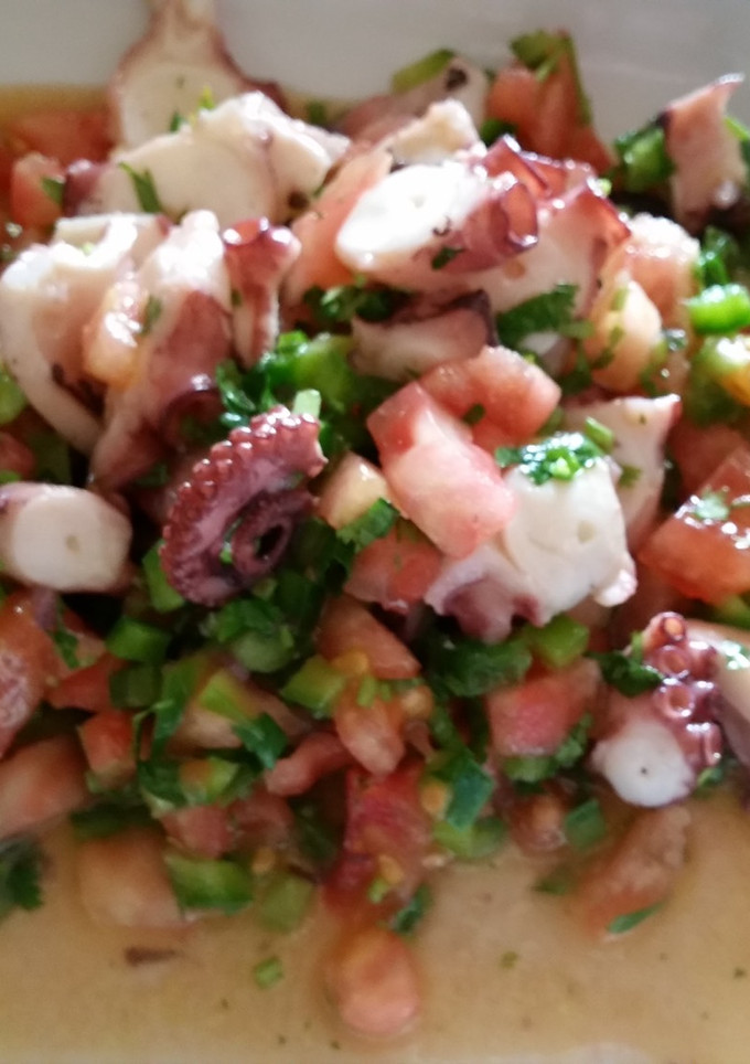 Una foto de Salpicón de Pulpo