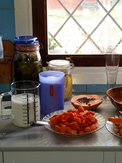 Una foto de Batido de papaya (variedad intensa)