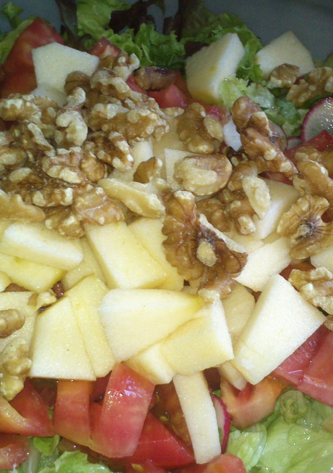 Una foto de Ensalada con nueces