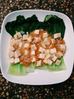 Foto resep Pakchoy siram tofu