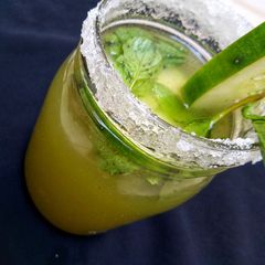 A picture of Cucumber mint lemonade.