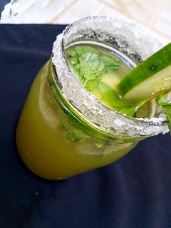 A picture of Cucumber mint lemonade.