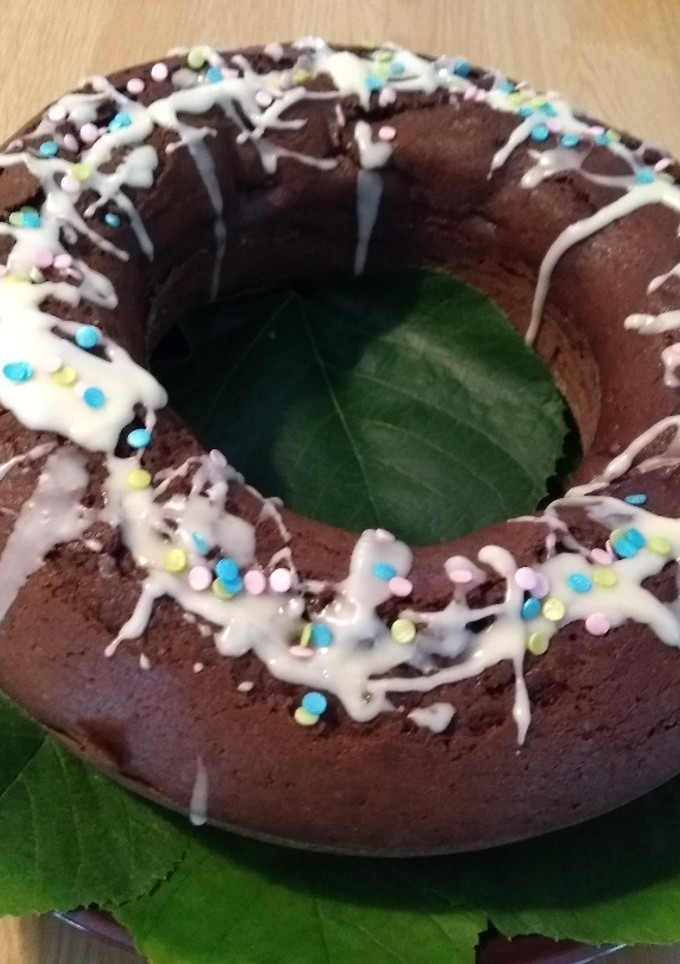 Una foto de Anillo de chocolate y naranja