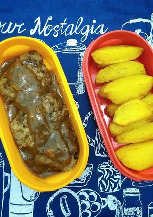 Foto resep Steak Saus Lada Hitam dan Potato Wedges