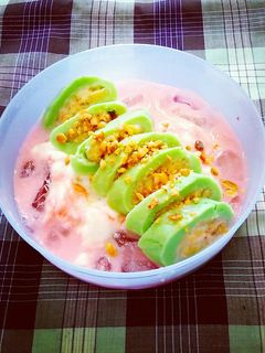 Foto resep Es Pisang Ijo