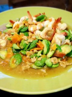 รูปของ สะตอผัดกะปิกุ้งหมูสับ 