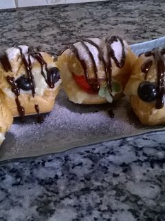 Una foto de Bombas de crema pastelera