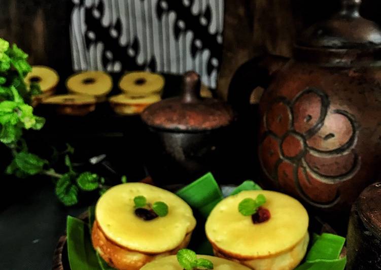 Kue lumpur kentang enak lembut, 1 telur