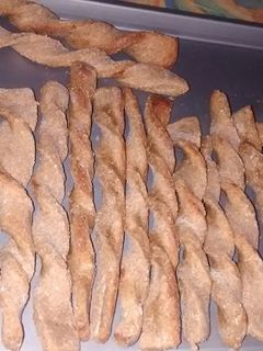 Una foto de Grisines de harina integral