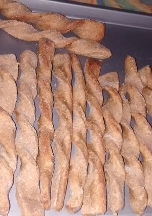 Una foto de Grisines de harina integral