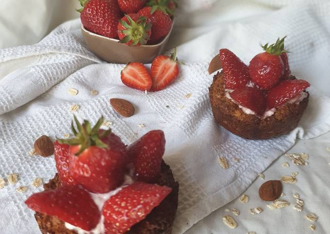 Tartelettes fraises gourmandes et #healthy