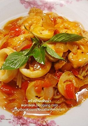 รูปของ สปาเก็ตตี้ทะเล