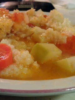 A picture of moms rice soup.