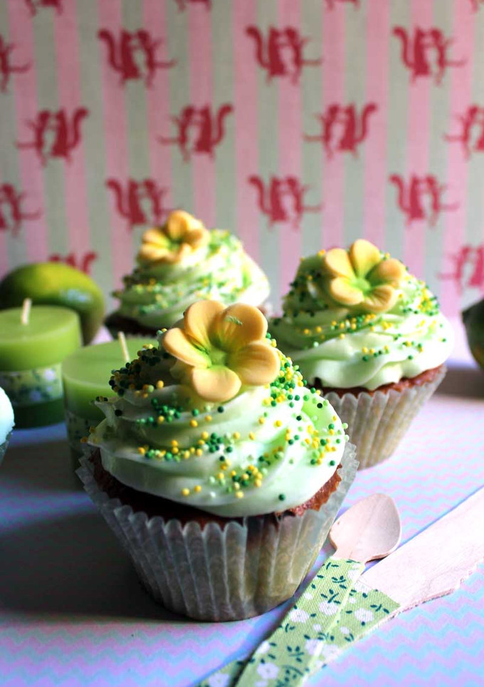 Una foto de Cupcakes de Mojito