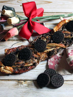 Una foto de Trenza de Oreo y dulce de leche