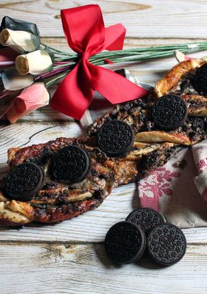 Una foto de Trenza de Oreo y dulce de leche
