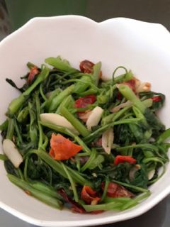 Foto resep cah kangkung terasi