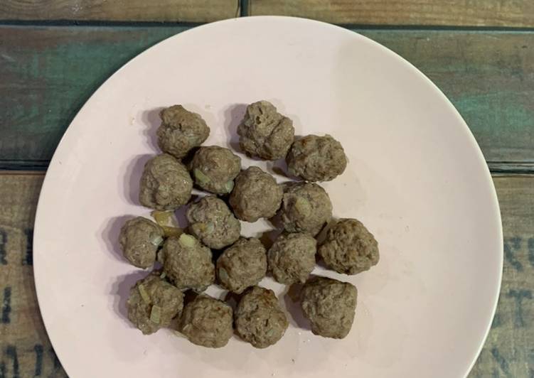 Easiest Way to Cook Delicious Bola bola daging ala IKEA