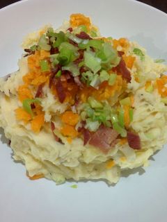 Foto resep Creamy Mashed Potato with Bacon Bits
