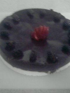 Una foto de Mousse de zarzamora