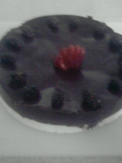Una foto de Mousse de zarzamora
