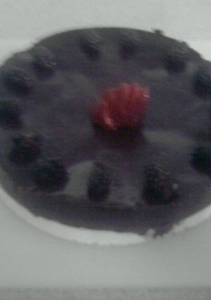 Una foto de Mousse de zarzamora
