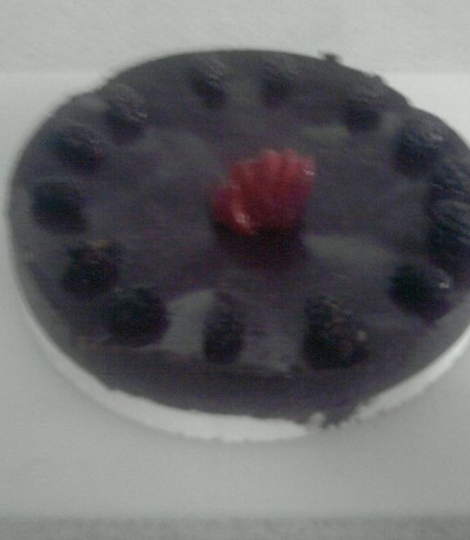 Una foto de Mousse de zarzamora
