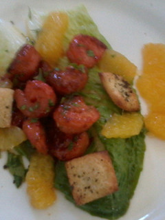 Una foto de Ensalada de camarón