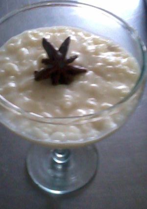 Una foto de Arroz con leche de coco