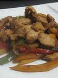 Salteado de pimientos.