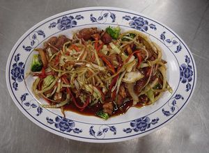 Una foto de Sukiyaki.