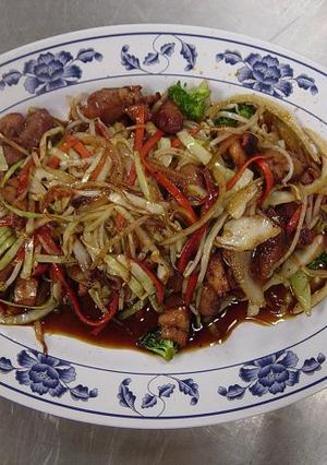 Una foto de Sukiyaki.