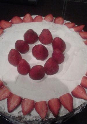 Una foto de Shoto Keki. (Pastel con fresas)